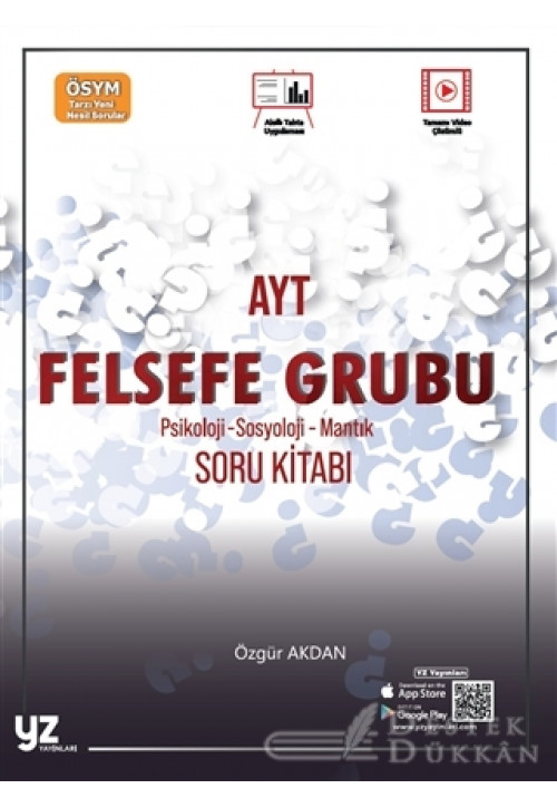 AYT Felsefe Grubu Psikoloji-sosyoloji-mantık Soru Kitabı