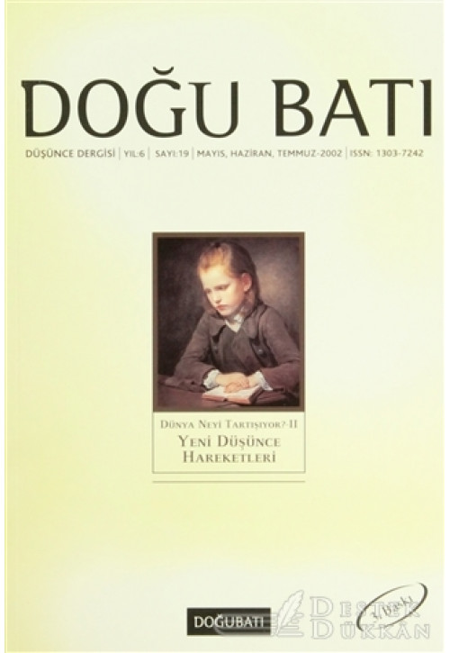 Doğu Batı Düşünce Dergisi Sayı: 19 Yeni Düşünce Hareketleri