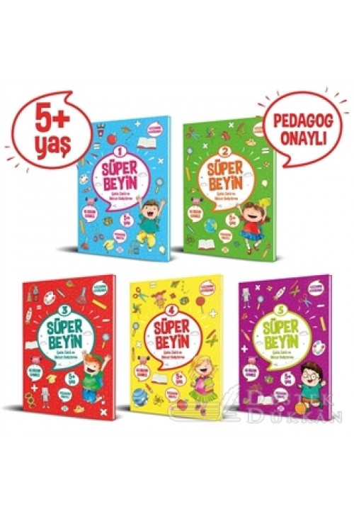 Süper Beyin Serisi (5+ Yaş) (5 Kitap Takım)