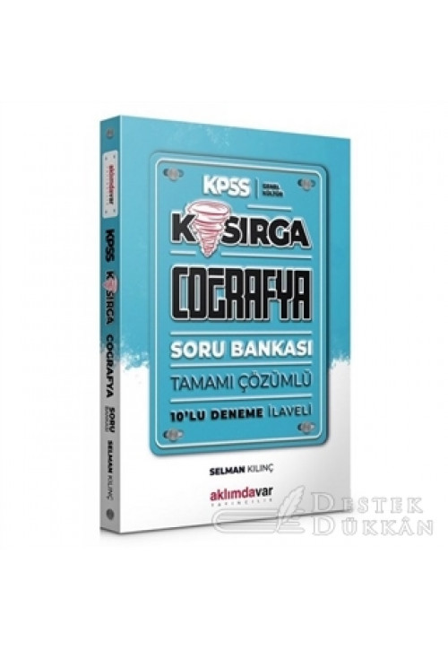 KPSS Genel Kültür Kasırga Coğrafya Tamamı Çözümlü Soru Bankası