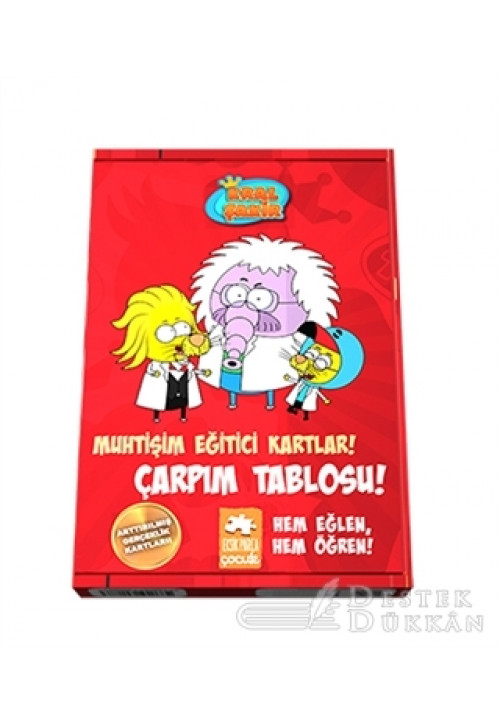 Muhtişim Eğitici Kartlar! - Çarpım Tablosu!