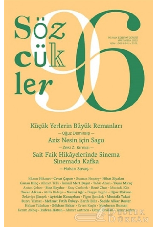 Sözcükler Dergisi Sayı: 96 Mart - Nisan 2022