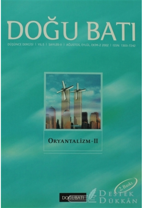Doğu Batı Düşünce Dergisi Sayı: 20 Oryantalizm - 2